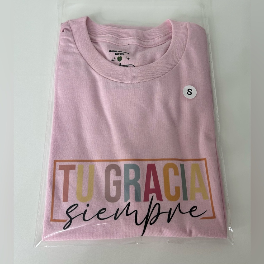 Pink Graphic Tee - Short Sleeve